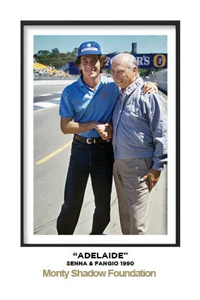 adelaide 1990 senna & fangio